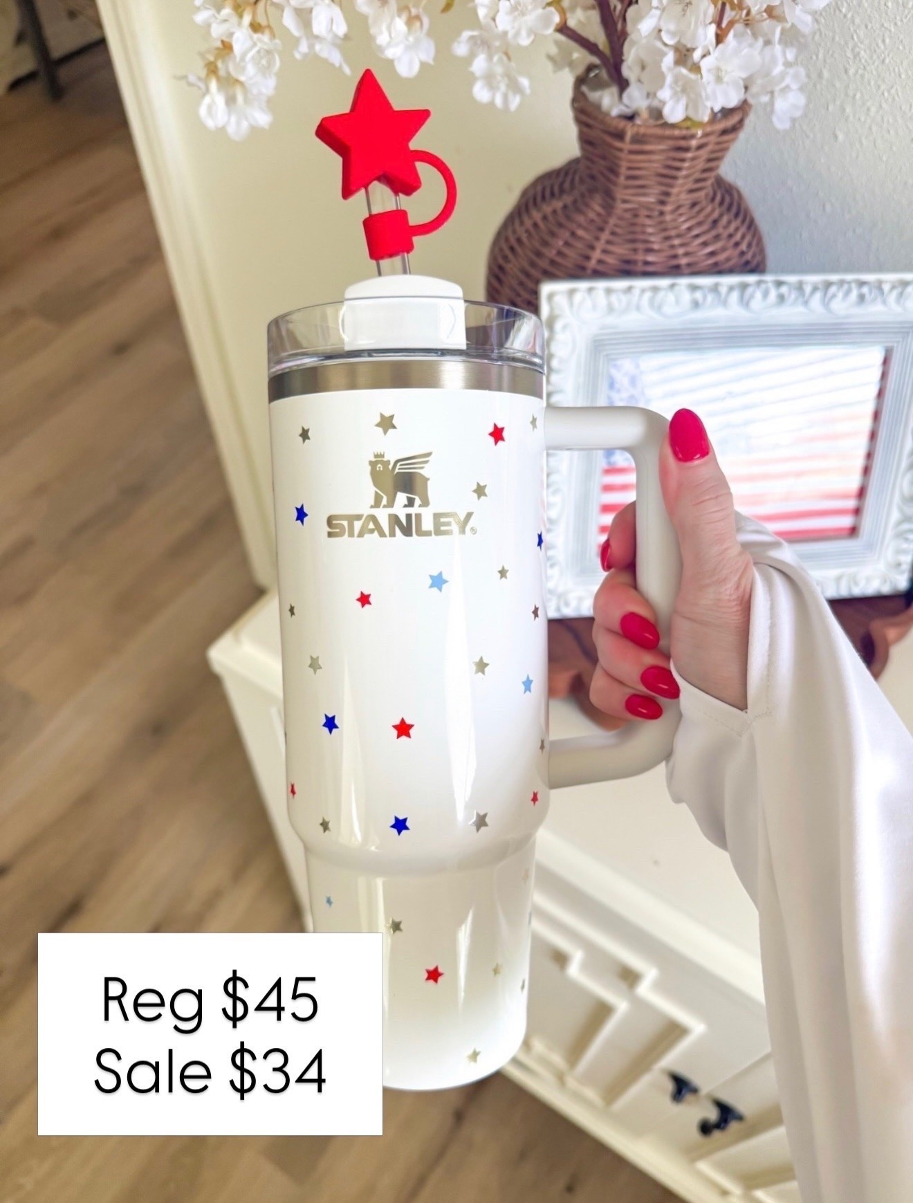 Patriotic Stanley on sale! 





Stanley tumbler 
Red white blue 
4th of July 
Target deals

#LTKSaleAlert #LTKSeasonal #LTKHome