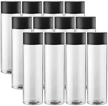 Got Dragon 12-Pack Bulk Empty Plastic Juice Bottles Reusable Water Bottles to work great as Senso... | Amazon (US)