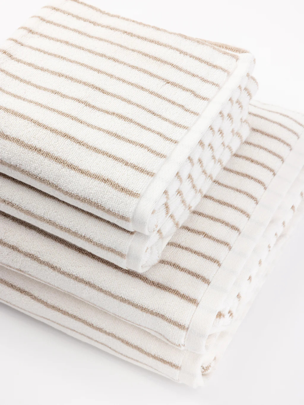 Luxe Striped Hand Towels | Cozy Earth