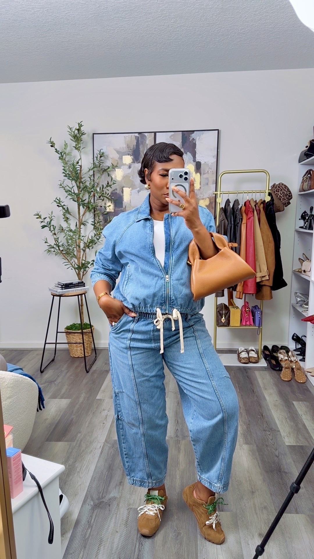 Spring Outfit… 
Denim on denim is always a vibe…
Size large jacket
Size large pants


#LTKSeasonal #LTKOver40 #LTKootd