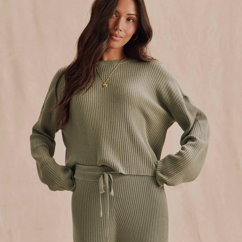 Georgie Rib Crewneck | Splendid