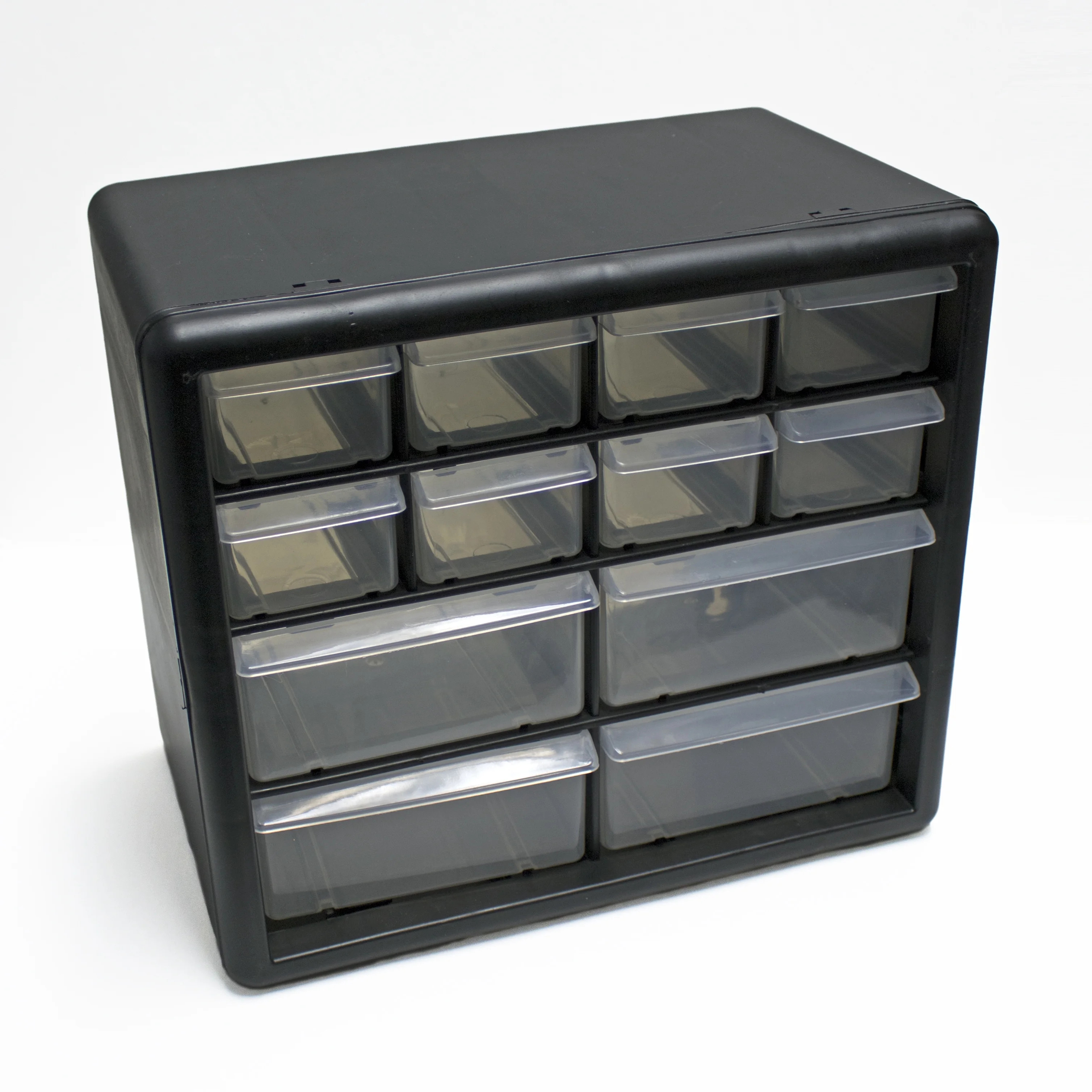 Everything Mary 12 Drawer Plastic Bead Storage Box, Black, (Single) | Walmart (US)