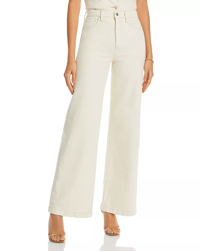 Lana High Rise Ultra Wide Leg Jeans in Ecru | Bloomingdale's (US)