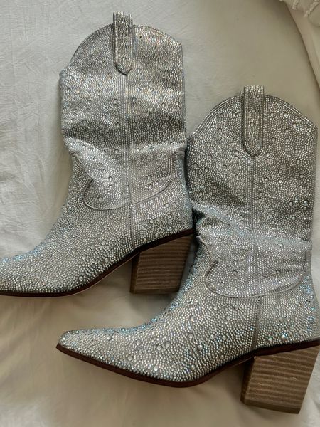 Rhinestone cowgirl country concert Nashville outfit boots from amazon! 

#LTKstyletip #LTKshoecrush