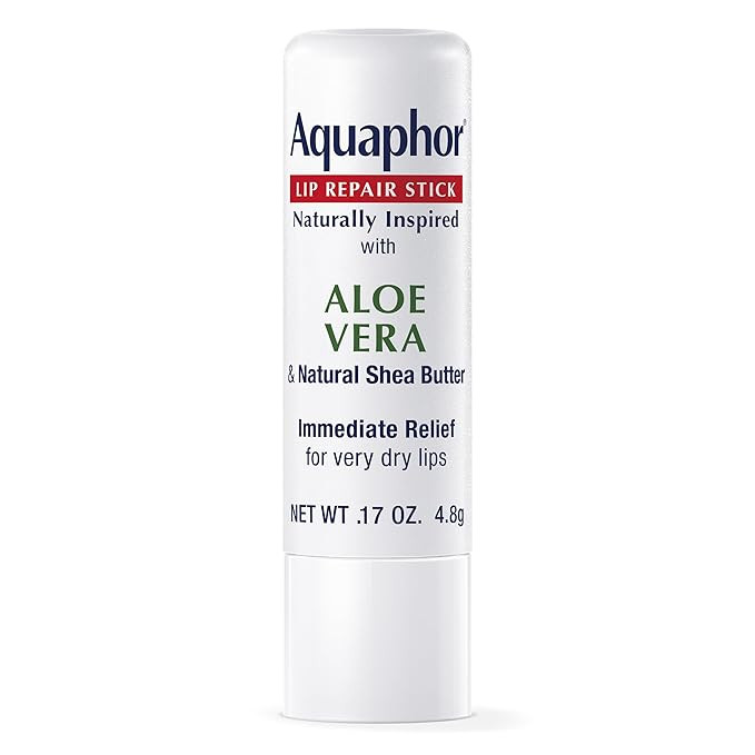 Aquaphor Naturally Inspired Lip Repair Stick with Aloe Vera and Natural Shea Butter, Hydrating Li... | Amazon (US)