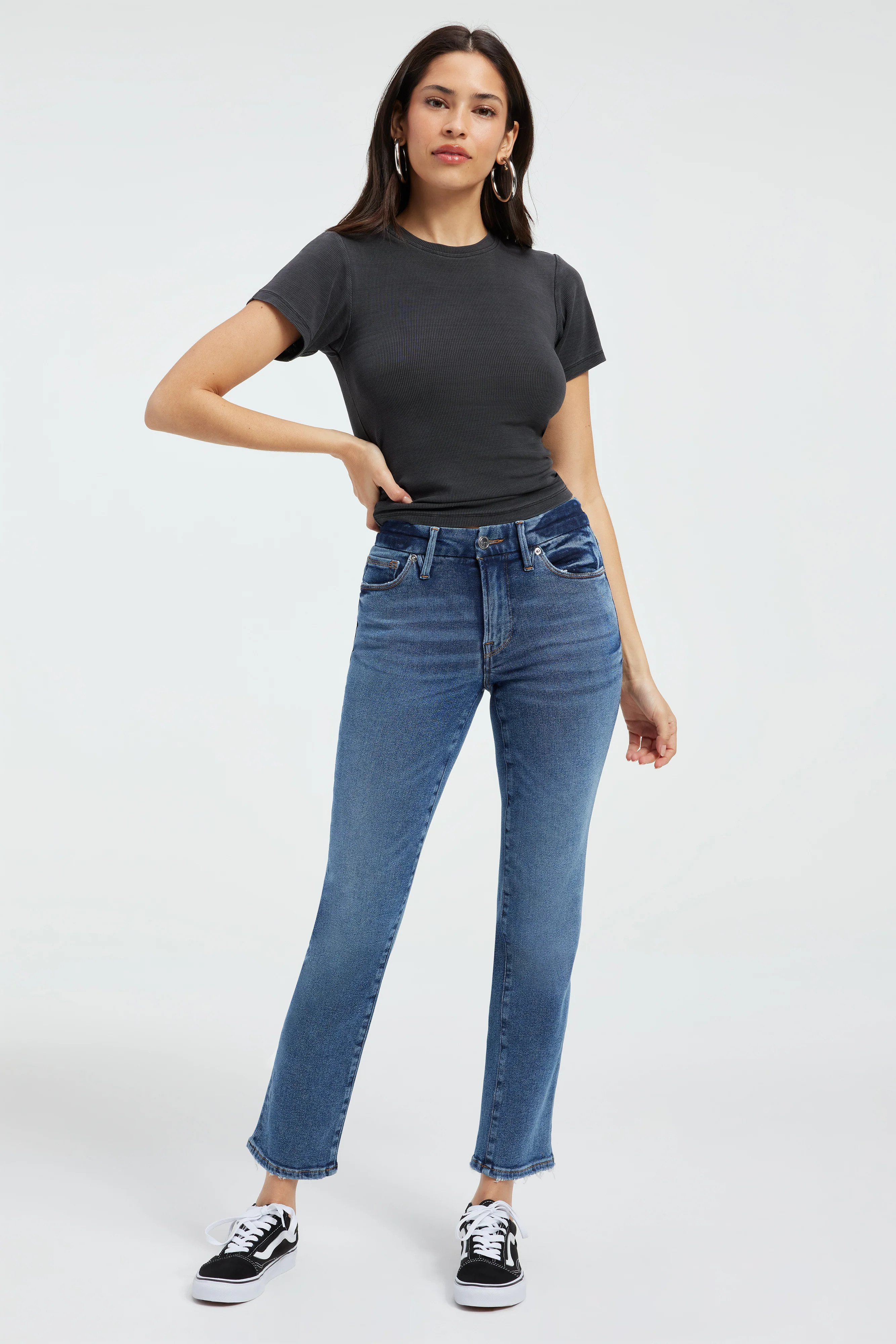 GOOD LEGS STRAIGHT JEANS | Good American