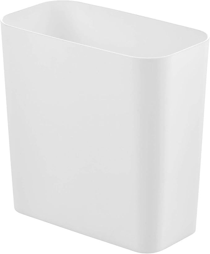 mDesign Rectangle Shatter-Resistant Plastic Small Trash Can Wastebasket, Garbage Container Bin fo... | Amazon (US)
