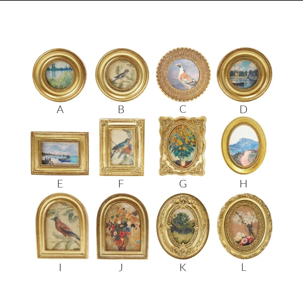 Lois Pearl Boutique Resin Mini Framed Art Magnet, Gold Finish - I | Shop.app