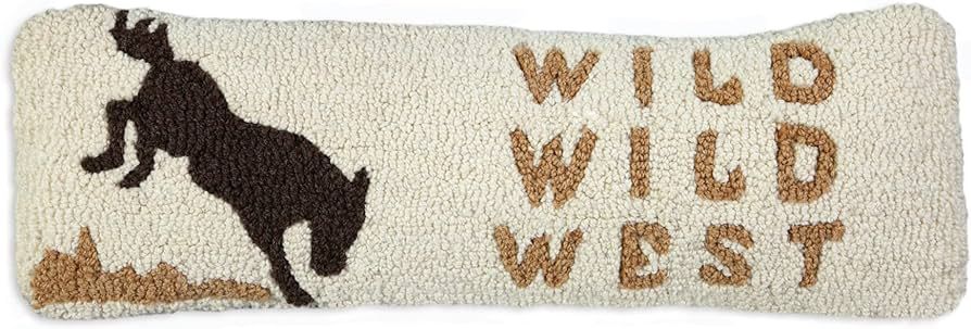 Chandler 4 Corners Artist-Designed Wild Wild West Hand-Hooked Wool Decorative Throw Pillow (8” ... | Amazon (US)