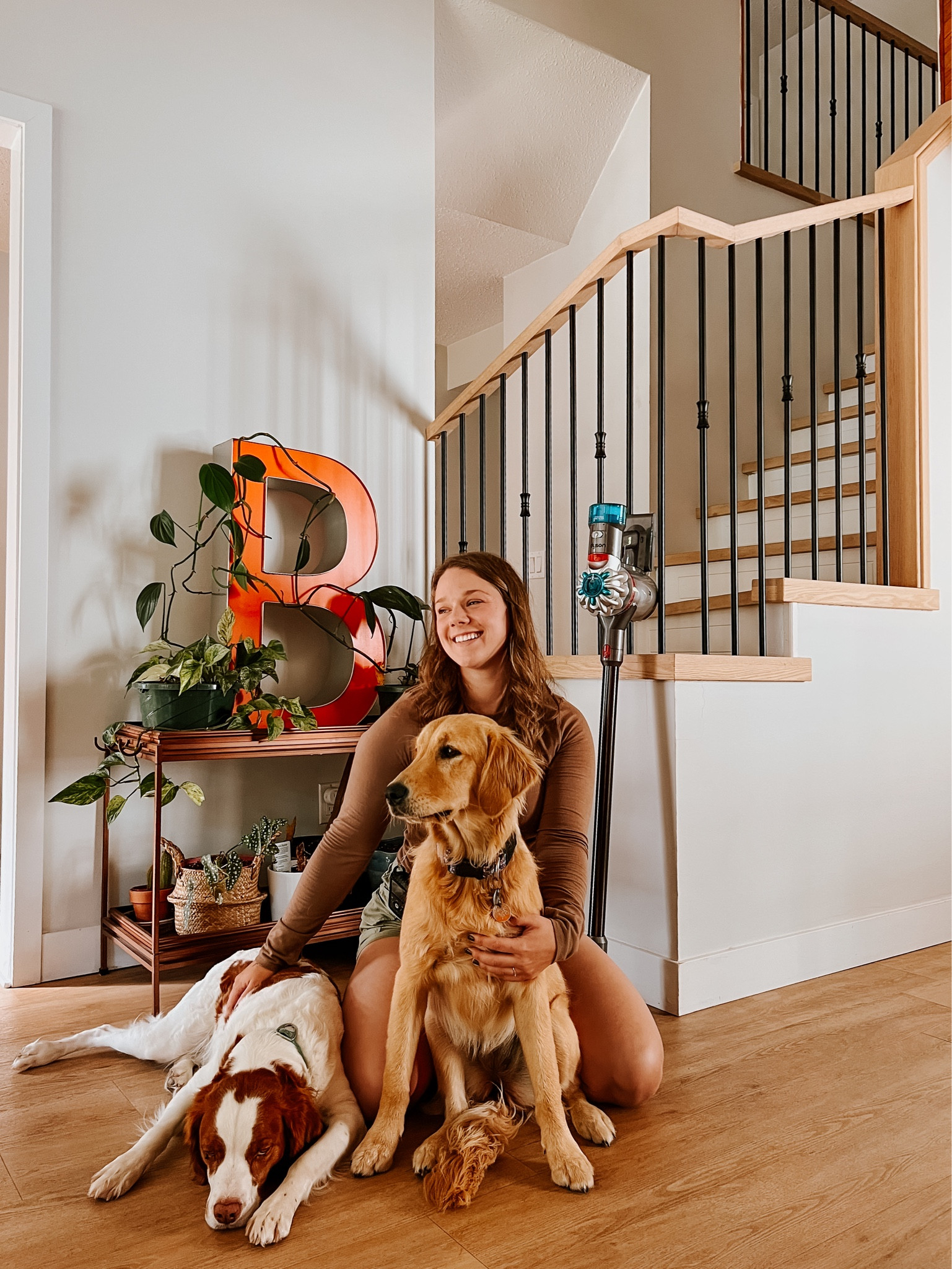 Who says having a dog means sacrificing a clean home? Not this dog mom! 🐶🐶With my 
@Dyson V8 Absolute, cleaning up pet hair has never been easier. This lightweight, cordless vacuum is 
engineered for homes with pets and even detangles wrapped hair as I clean. Plus, it's Canada's #1 
Vacuum brand for 10 years in a row! 
From carpets to hard floors, this vacuum cleans it all. And the best part? It converts to a handheld for 
cleaning cars, stairs, and upholstery. Say goodbye to pet hair and hello to a clean home!
#Dyson #Liketkit @shop.ltk https://liketk.it/4ieKz