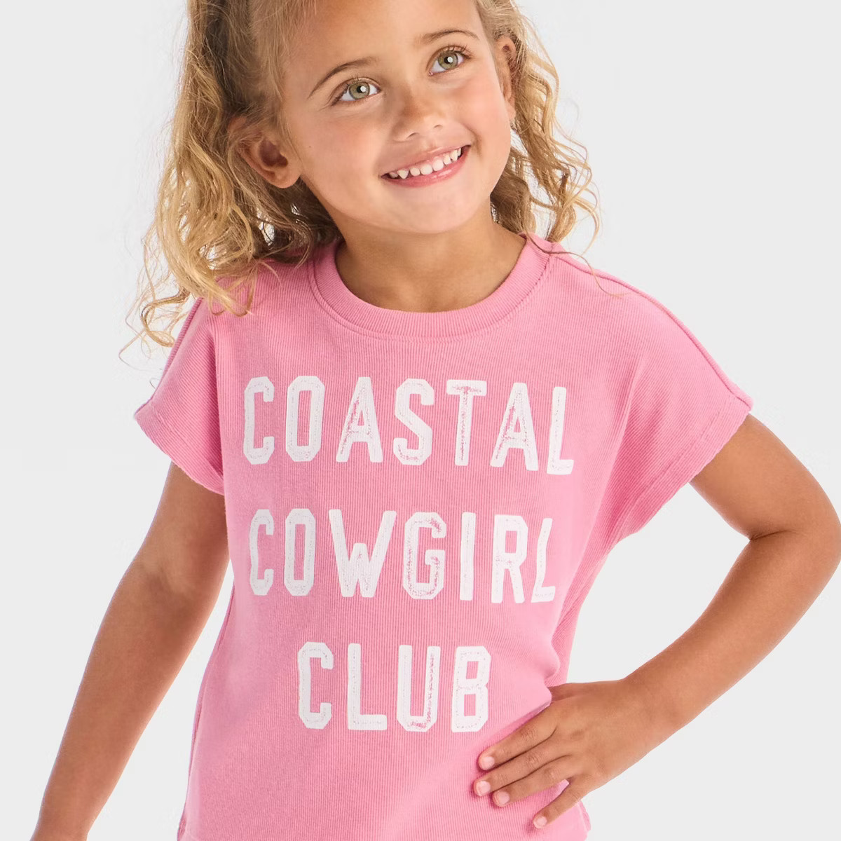 Grayson Mini Toddler Girls' Coastal Cowgirl Top - Pink | Target