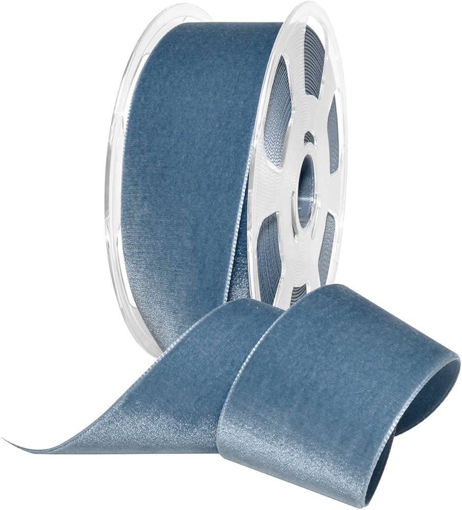 Morex Ribbon Velvet Ribbon Nylvalour, 2" x 11 Yd, Williamsburg Bl (01250/10-536) | Amazon (US)