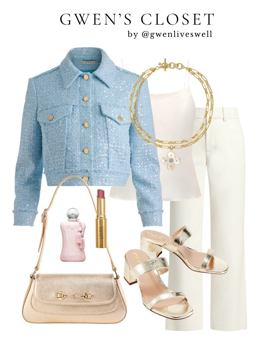 What I wore to the Laura Geller luncheon in Miami☀️

This @Alice + Olivia  tweed jacket stole the show — so many compliments and it’s currently on sale! Sharing the full outfit details here ✨

Also linking my Inez heels — you can use code GWEN15 to save 15% off 

#springstyles #miamistyle #springchic

#LTKOver40 #LTKSpringSale #LTKootd