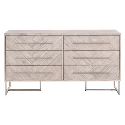 Mosaic 6 Drawer 62" W Double Dresser | Wayfair North America