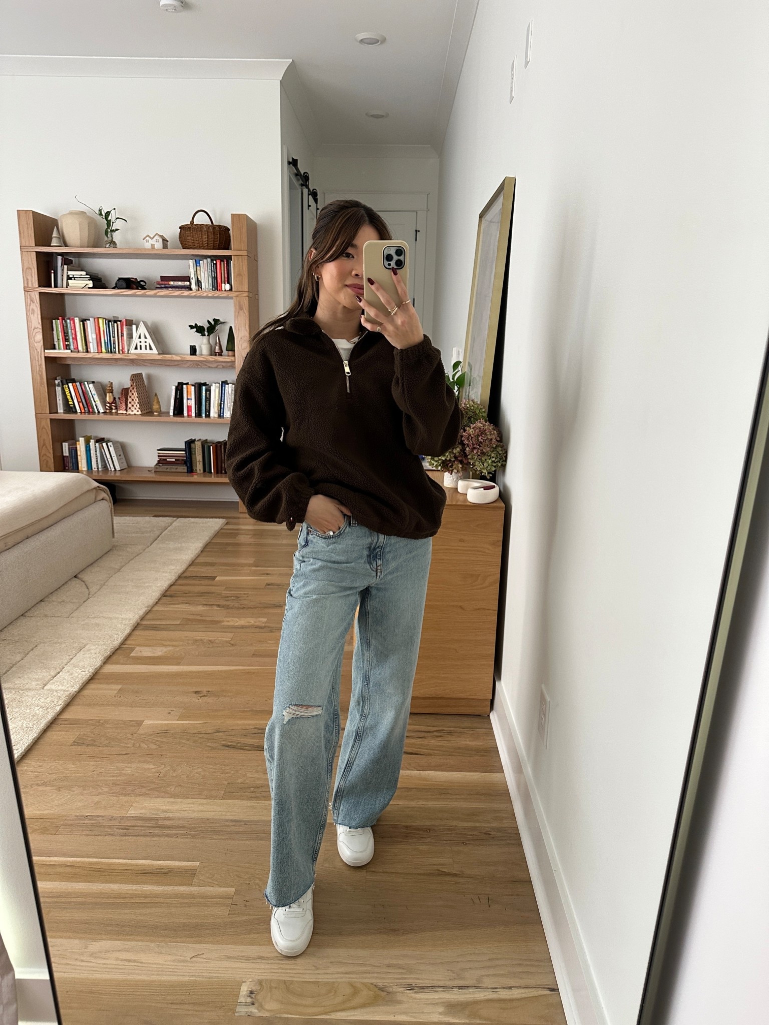 Sizing info: Sweater: Dark Coffee Small, Tee: XS, Jeans: Medium Wash size 00!

petite fashion, get dressed with me, outfit inspiration, ootd, nashville outfit, Nashville influencer, petite style, vacation style, casual outfits, mom style, petite pants, winter dress, winter outfit, winter pants, winter outfit inpso, winter outfit idea, winter top, fall top, fall style, winter style, winter sweater, autumn sweater, cozy sweater, cold weather sweater, cold weather outfit, denim, jeans, fall denim, fall jeans, zip up, sneakers 

 

#LTKGiftGuide #LTKHoliday #LTKSeasonal