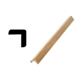 WM 206 11/16 in. x 11/16 in. x 96 in. Solid Pine Outside Corner Moulding | The Home Depot