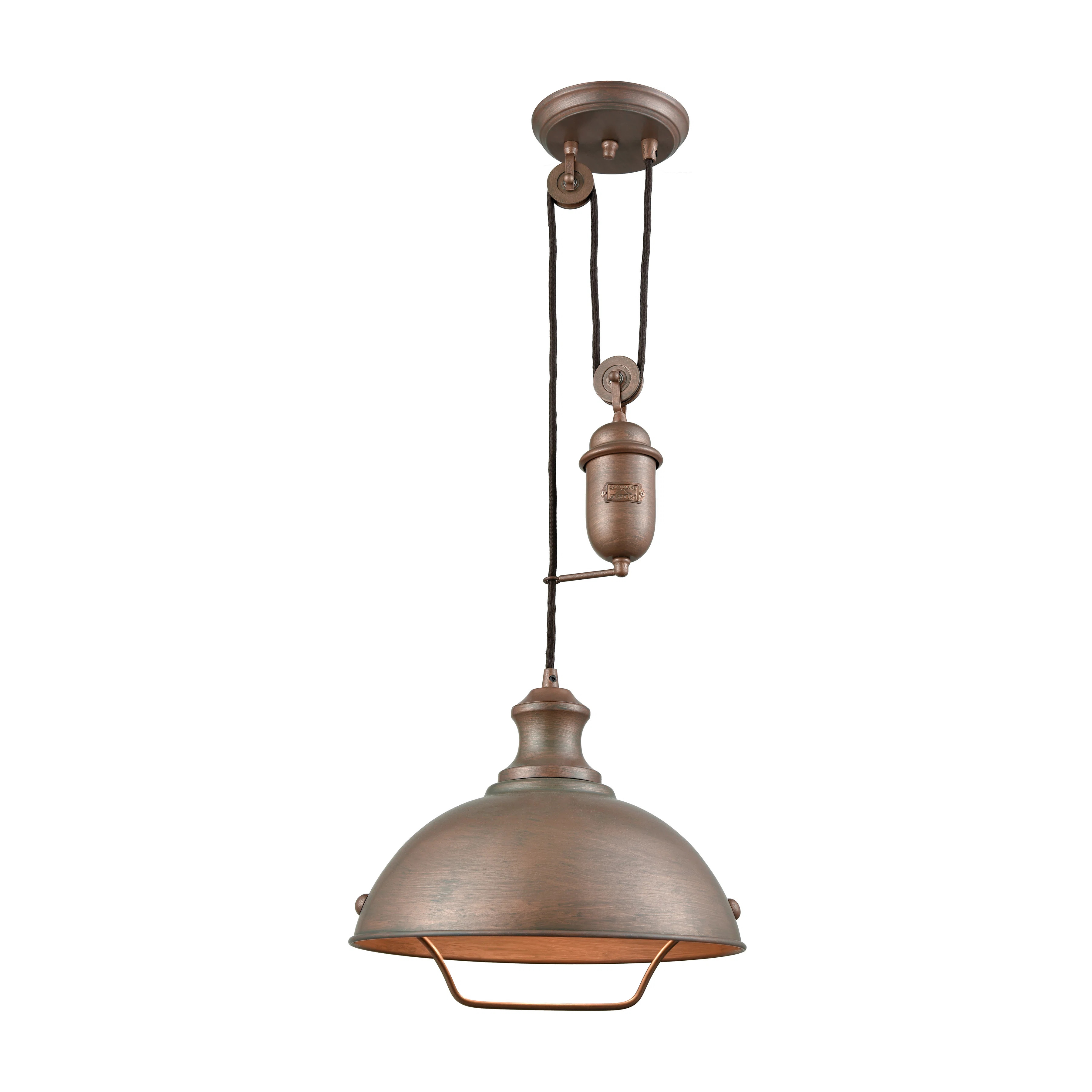 Trent Austin Design® Leeper 1 - Light Single Dome Pendant & Reviews | Wayfair | Wayfair North America