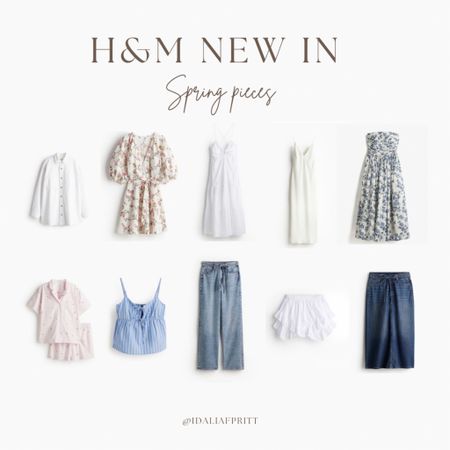 H&M new in/ spring pieces/ tie skirt/ h&m style