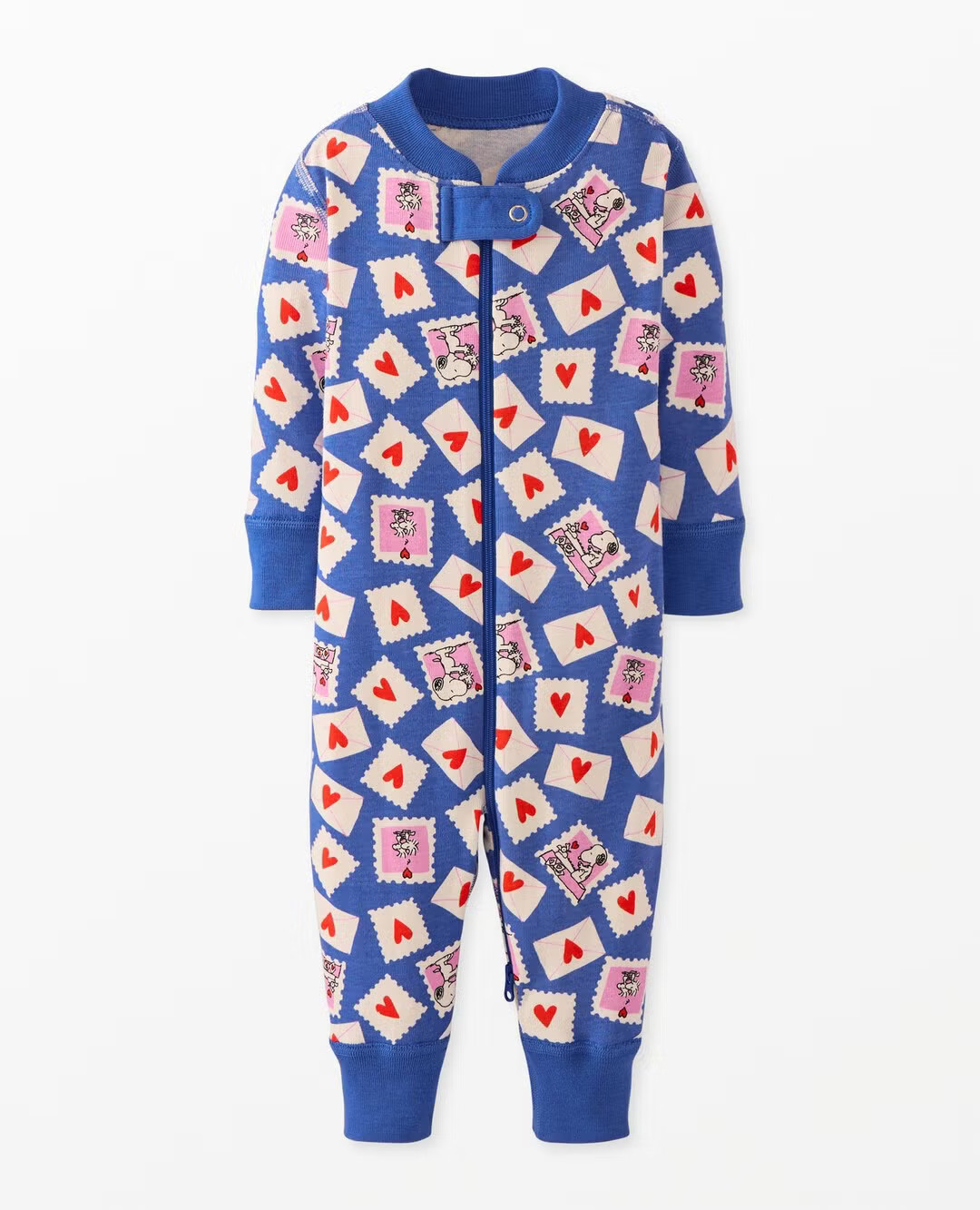 Baby Peanuts Valentine's 2-Way Zip Sleeper | Hanna Andersson