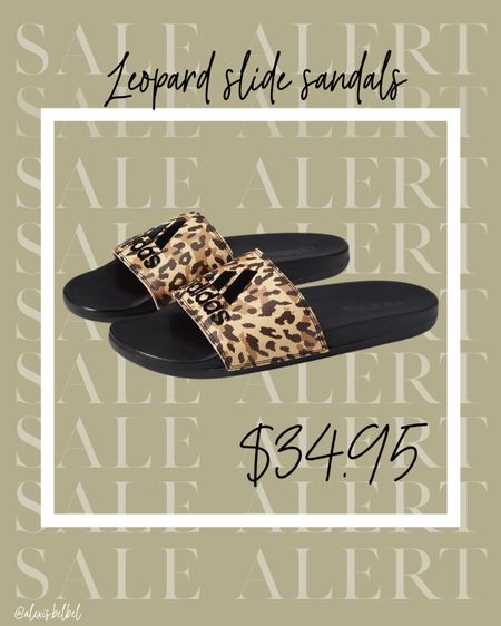 Love these leopard slide sandals 

#LTKshoecrush #LTKunder50 #LTKunder100