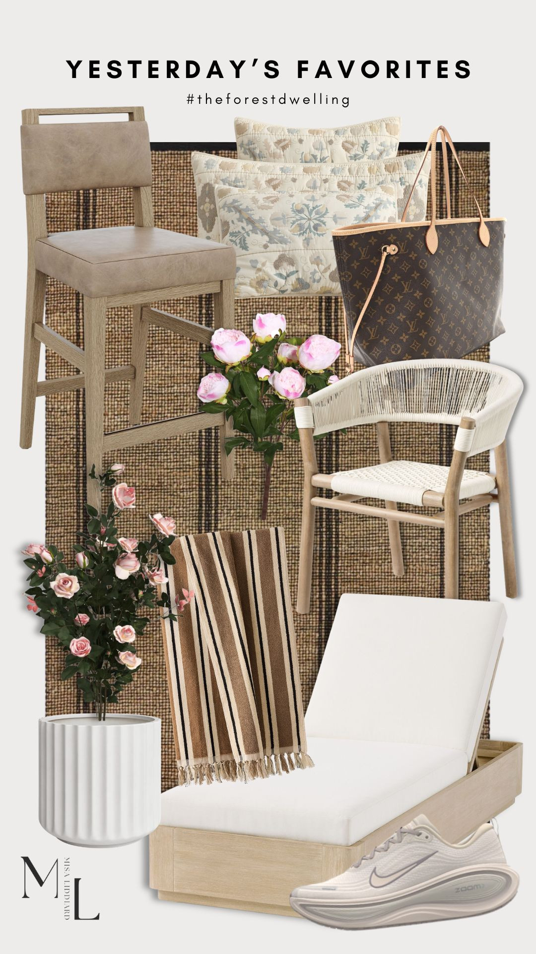 Yesterday's faves! I styled this faux rose plant on my back patio. I kept in the shade. So cute! I have the pink. They come in four different colors. The embroidered quilt is timeless. The soft color palette really brightens up the room. These pool towels are such good quality. A must have for summer. 

 #LTKdayinmylife #LTKSeasonal #LTKHome