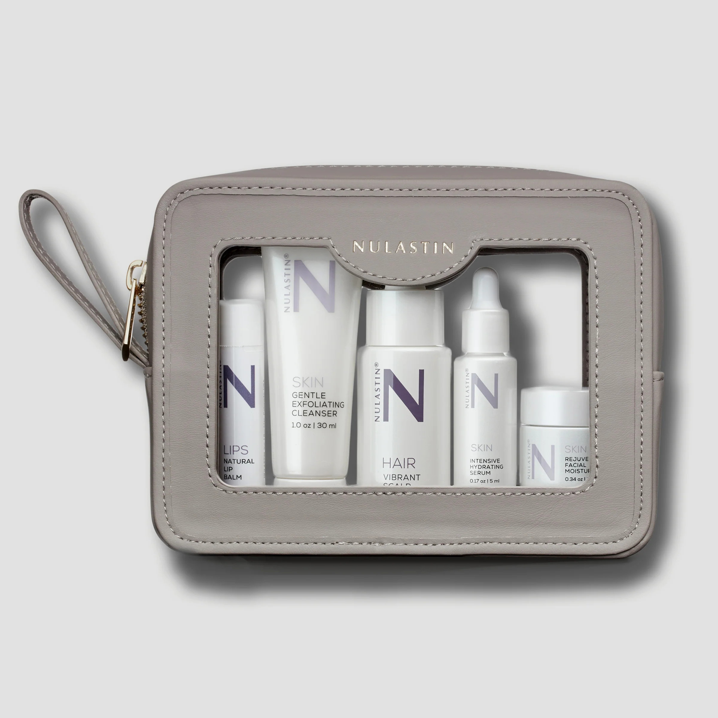 Luxe Travel Kit | TSA Compliant Radiant Skin & Hair Essentials | NULASTIN