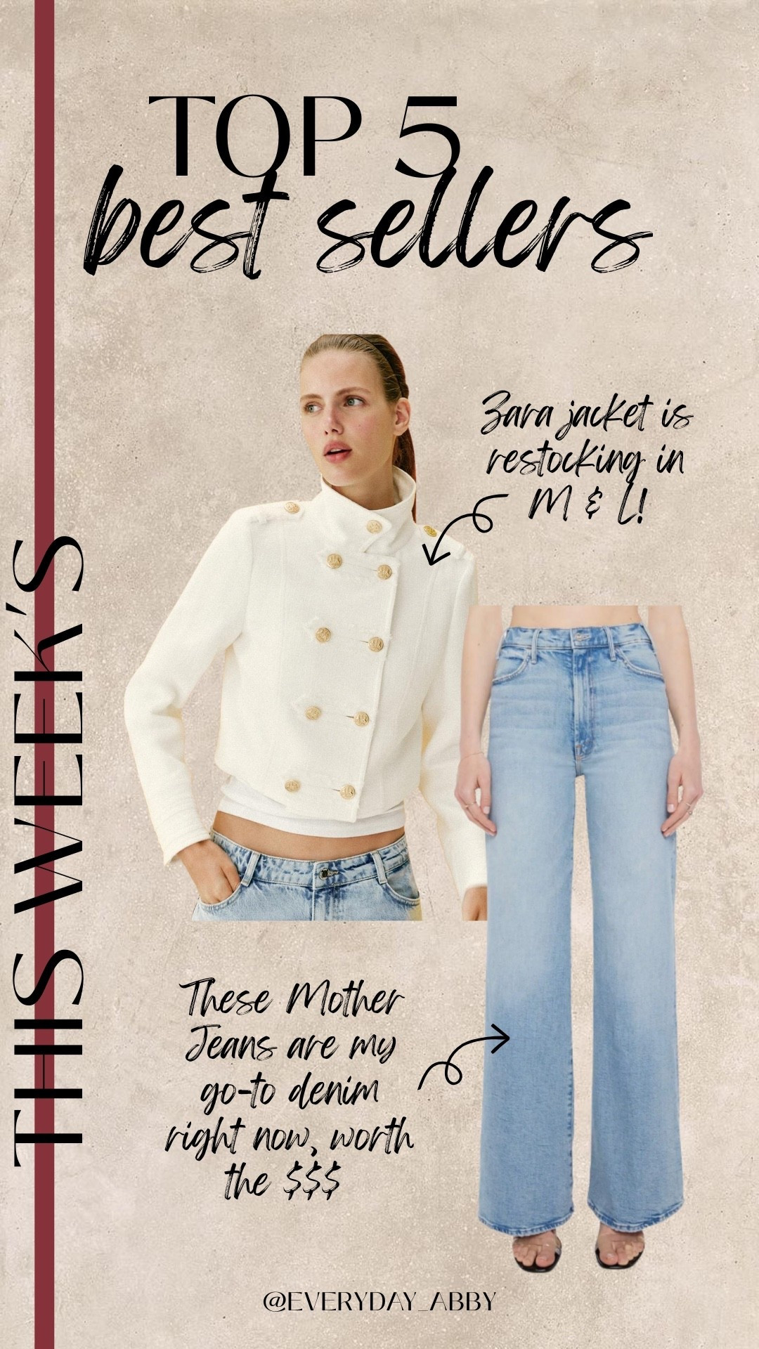 Love these two paired together! Go with anything denim from Mother and of course this fabulous Zara jacket 😍😍

#LTKootd #LTKgrwm