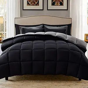 Decroom Lightweight Full Comforter Set with 2 Pillow Sham - 3 Pieces Set - Quilted Down Alternati... | Amazon (US)