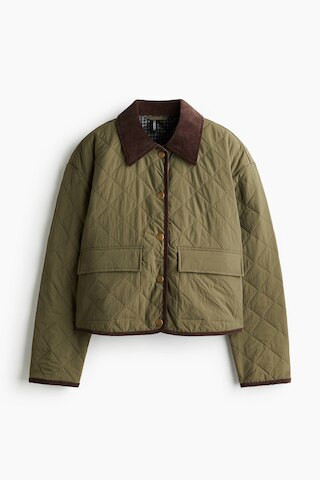 H & M - Quilted Jacket - Green | H&M (US + CA)