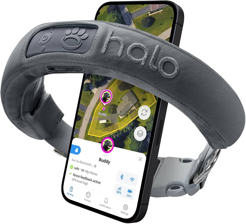 Halo Collar 3 - GPS Dog Fence - Multifunction Wireless Dog Fence & Training Collar with Real-Time... | Amazon (US)
