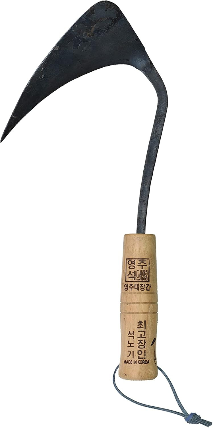YeongJu Homi Original Hand Hoe with Hanging Loop Made by Korean Master Blacksmith Seok NOH-KI (St... | Amazon (US)