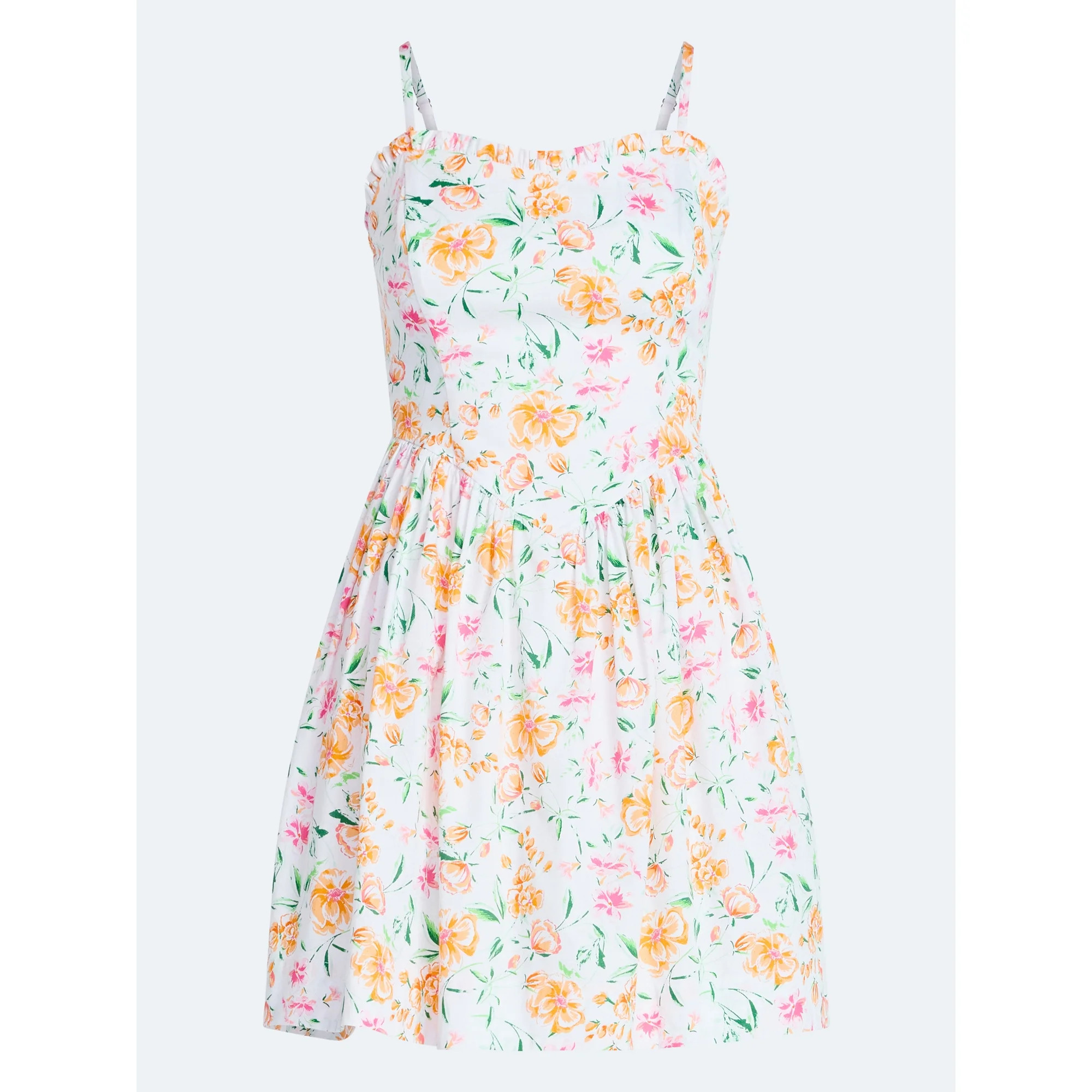 Free Assembly Women's Cotton Corset Mini Dress, Sizes XS-XXL | Walmart (US)