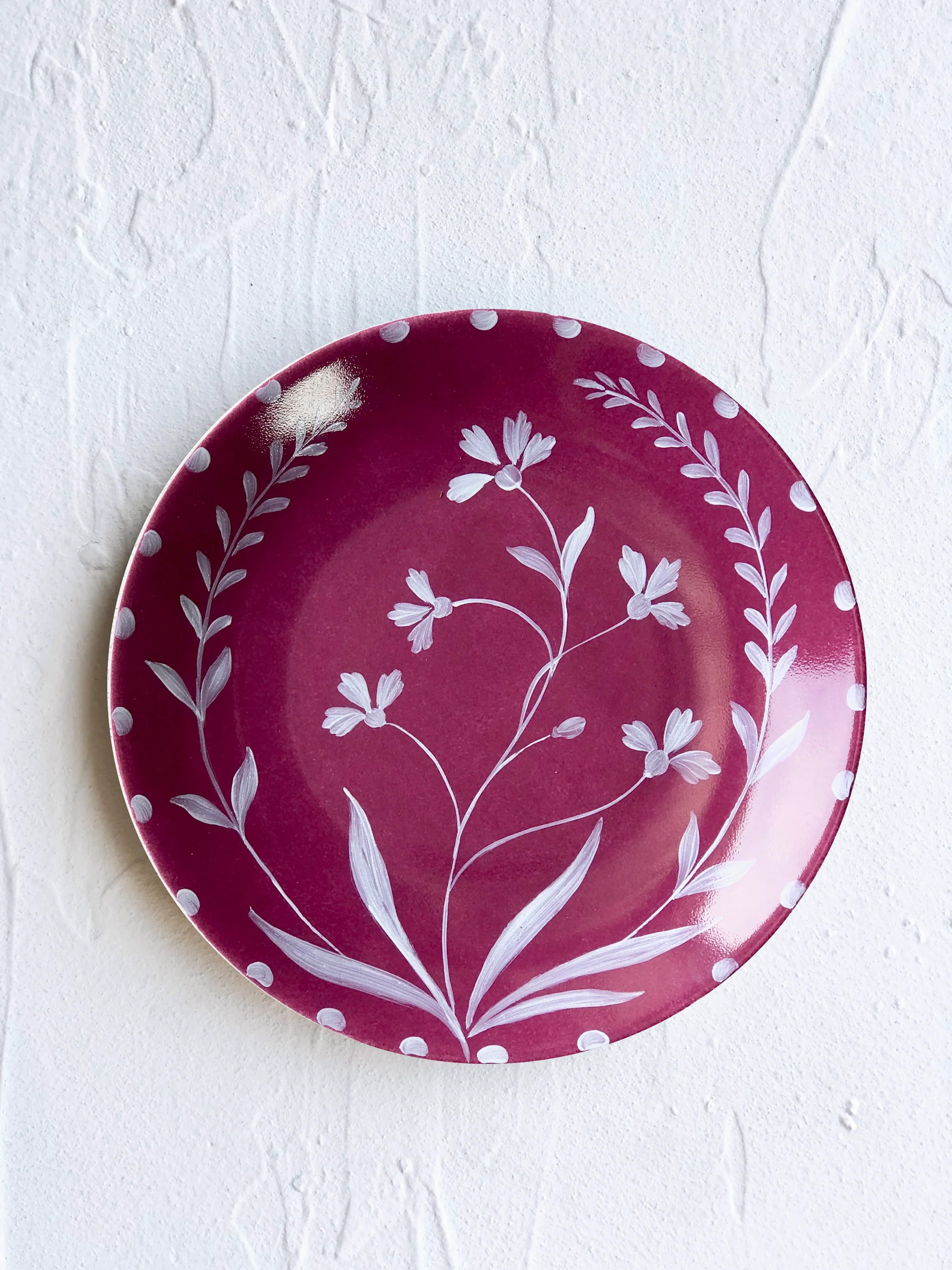 Ruby Bloom Dinner Plate | the ARK elements