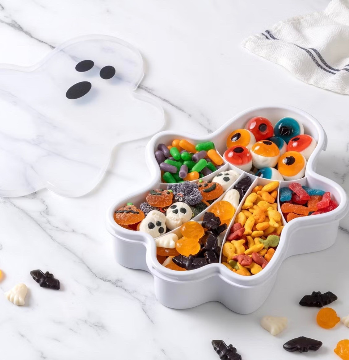 Cute ghost snack tray for on the go! 👻🍬

Kids candy tray snack box in the car target finds hot item seasonal Halloween 

#LTKSeasonal #LTKKids #LTKHalloween