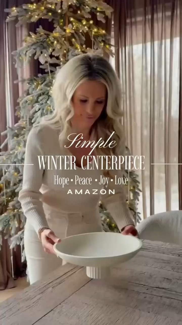 MEANINGFUL HOLIDAY CENTERPIECE — HOPE, PEACE, JOY, LOVE! This intentional four-candle centerpiece represents Hope, Peace, Joy, and Love — a simple seasonal reminder that feels elegant and effortless. It’s an easy, elevated arrangement that looks beautiful on any table, and it turned out so timeless it’s worth storing to recreate year after year.

#Amazon #TheHillaryStyle #HolidayCenterpiece #SeasonalDecor #WinterHomeDecor #ChicTablescape #NeutralHomeStyle #IntentionalLiving #ElegantHomeDecor #HomeStylingIdeas 

 #LTKHoliday #LTKSeasonal #LTKOver40