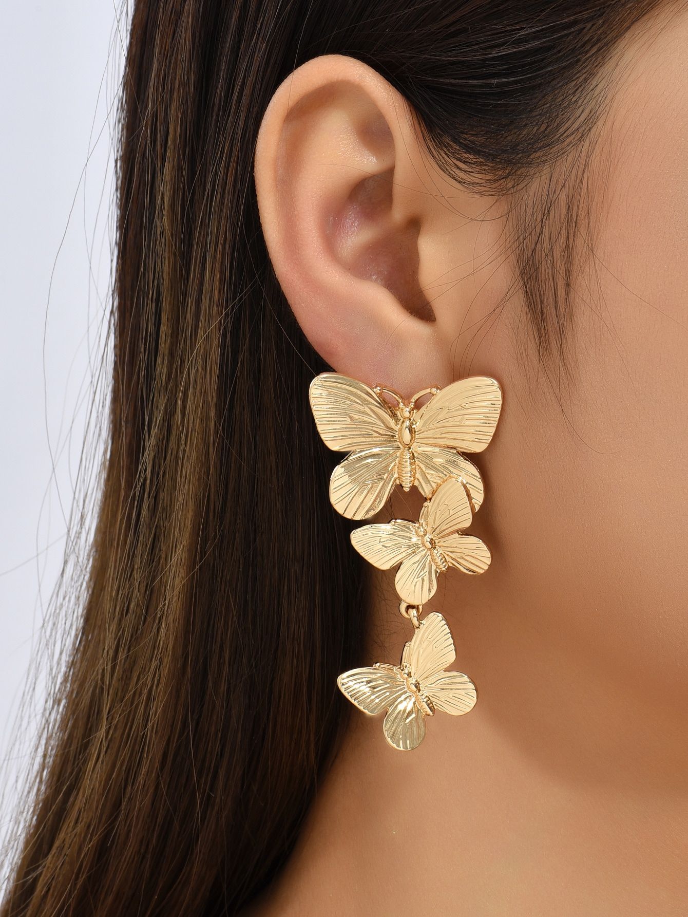 Butterfly Drop Earrings | SHEIN