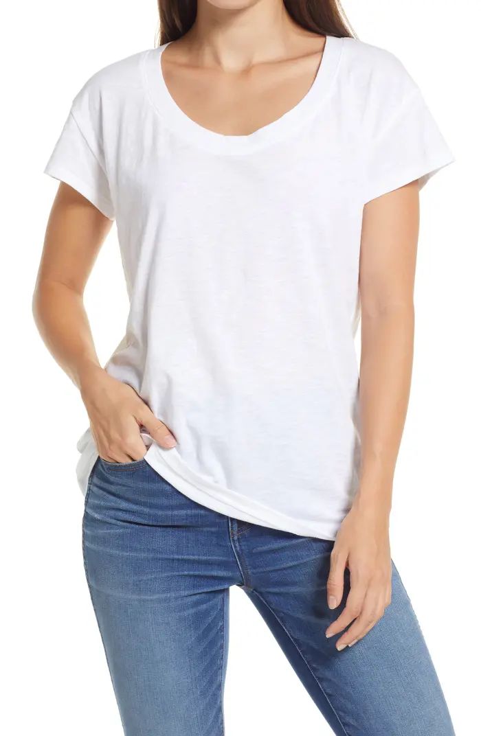 Whisper Cotton Scoopneck Tee | Nordstrom