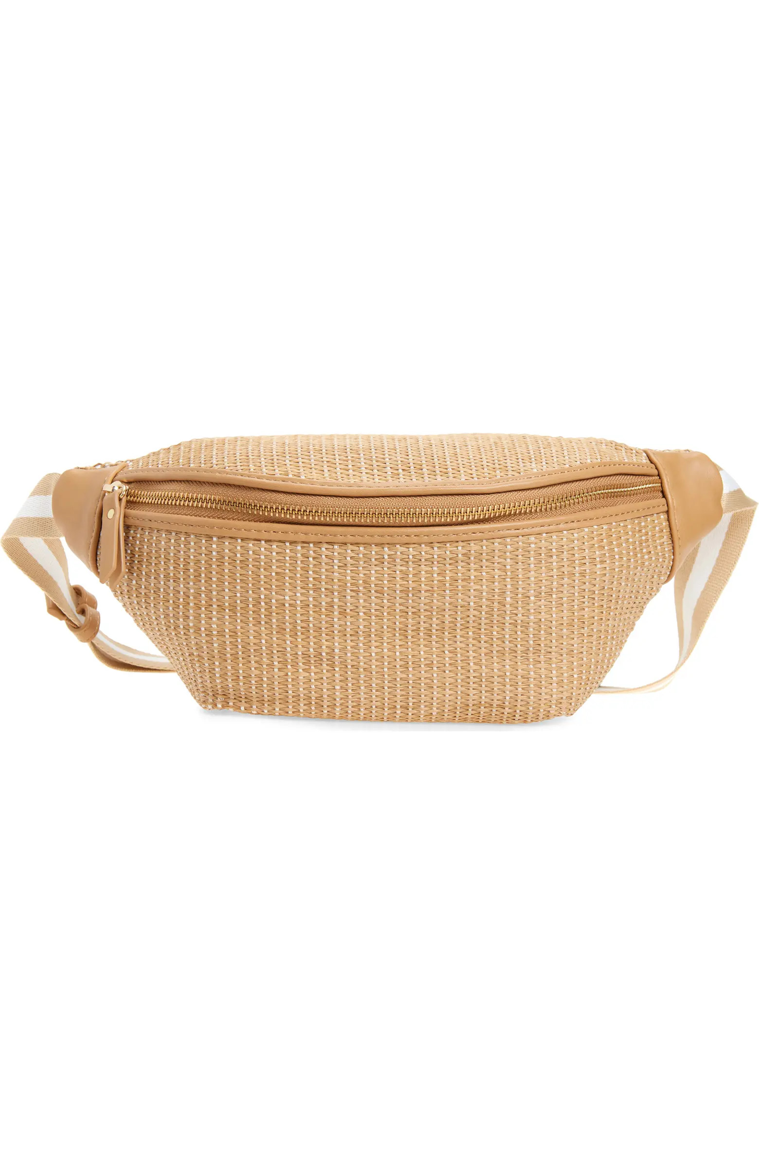Evie Straw Belt Bag | Nordstrom