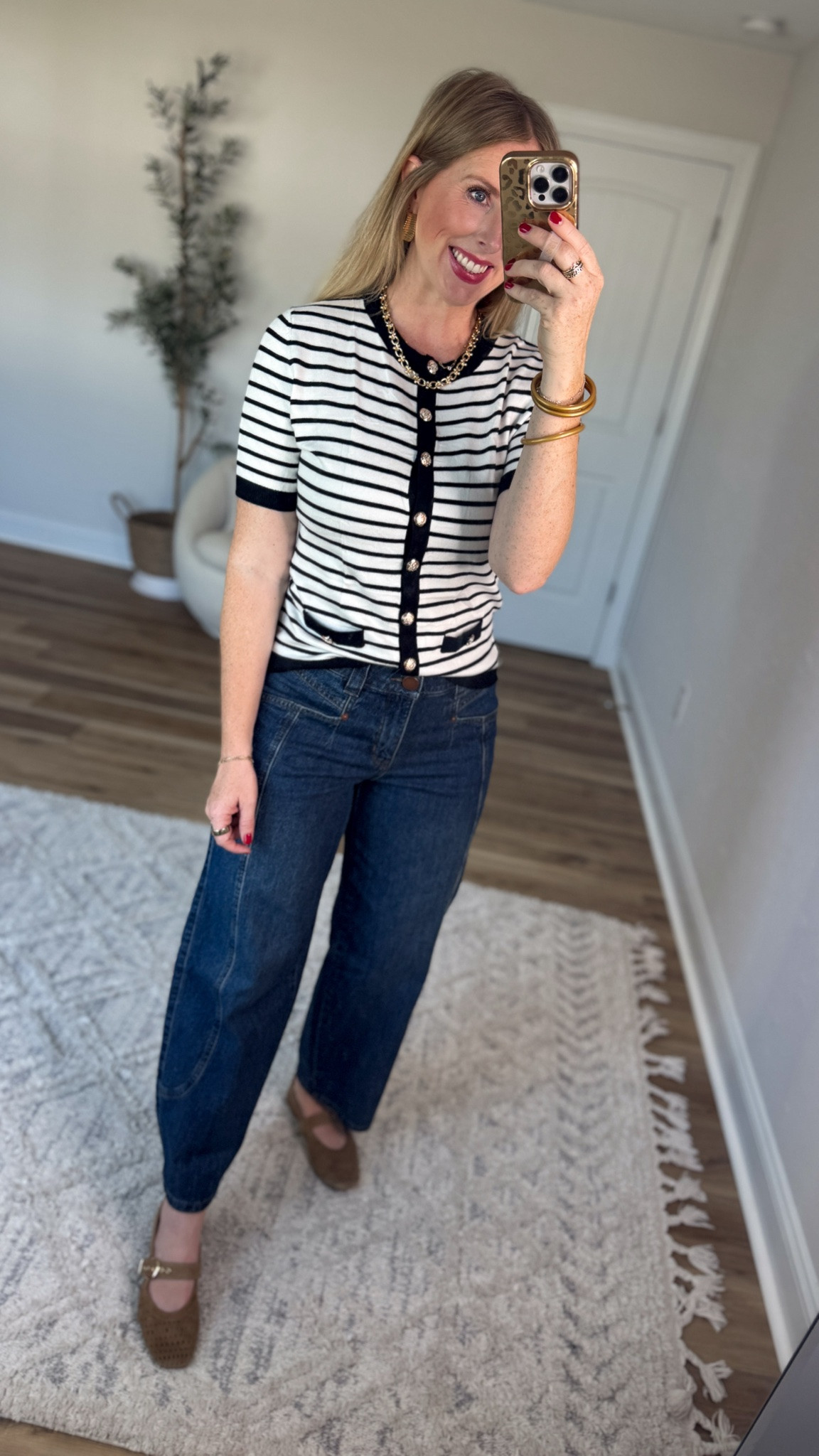 Weekend Walmart Wins try-on
Black & white striped sweater- small
Wit & Wisdom barrel jeans- 6

#LTKootd #LTKSaleAlert