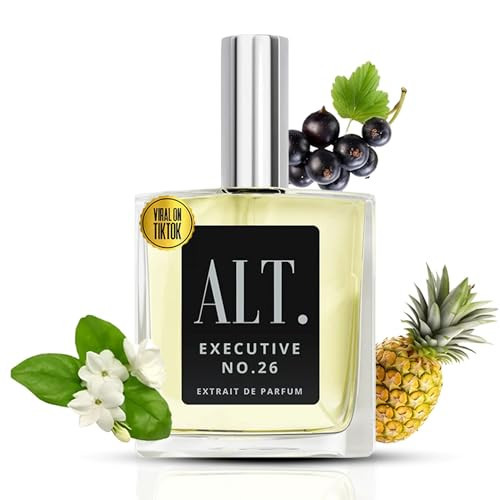 ALT. FRAGRANCES Executive No. 26 - Inspired by Avntus, Perfume for Men, Extrait de Parfum, Long Lasting Woody Fruity Perfume for Men with Bergamot, Pineapple & Oakmoss, 100ml | Amazon (US)