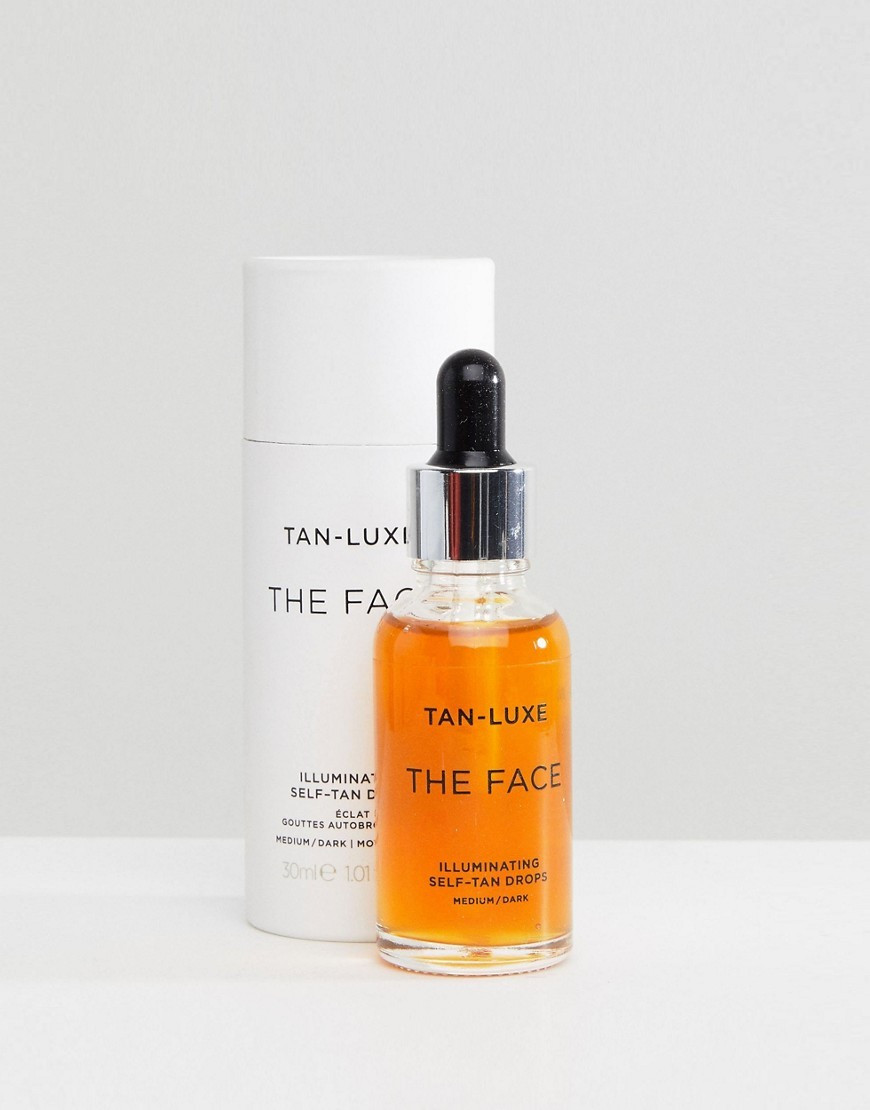 Tan Luxe The Face Illuminating Self-Tan Drops Medium/Dark 30ml-No color | ASOS (Global)
