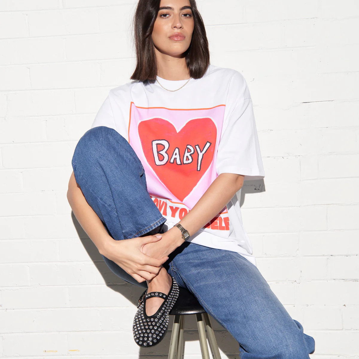 Baby, Love Yourself Oversize Tee | Maku the Label
