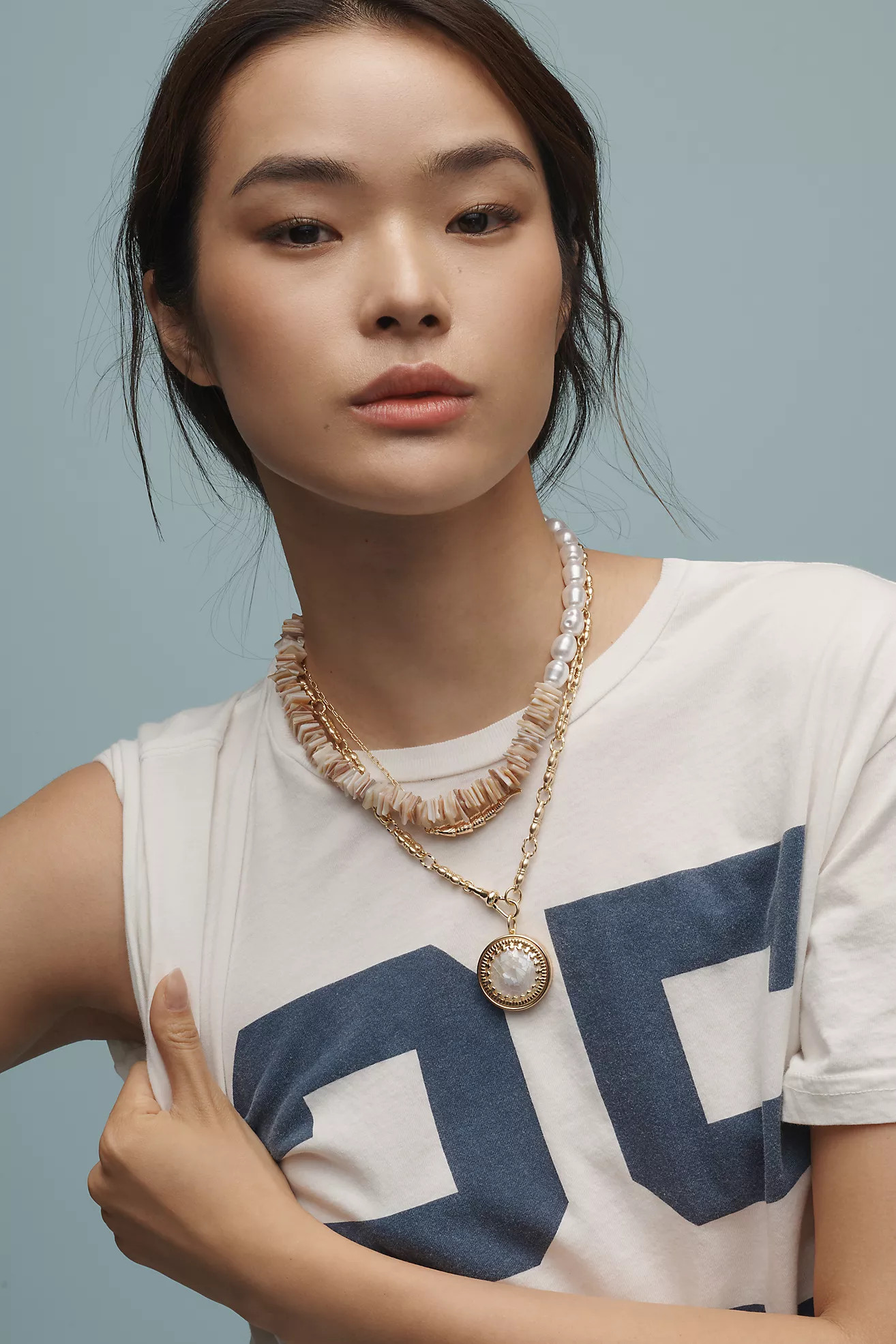 Shades of Sea Layered Necklaces: Charm Edition | Anthropologie (US)