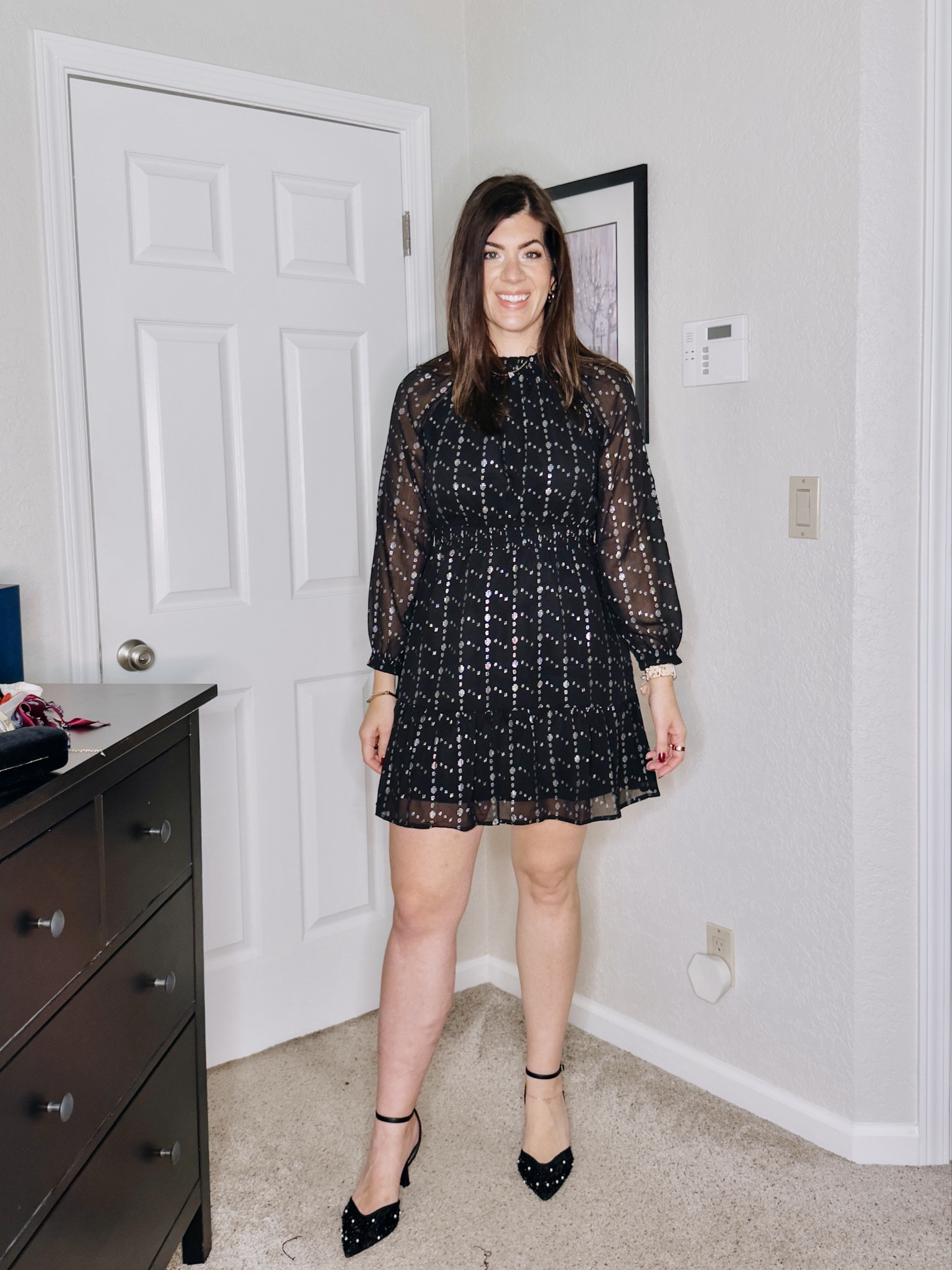 Holiday dresses under $50
In a medium smocked metallic dress


#LTKFindsUnder50 #LTKMidsize #LTKOver40