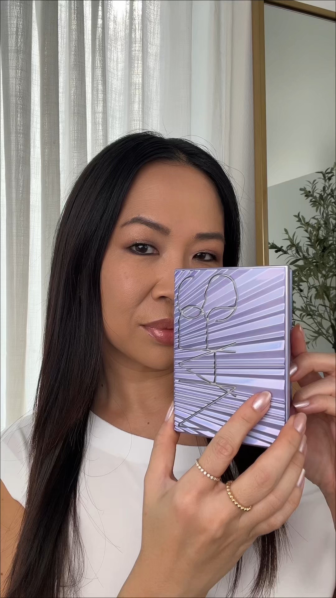 Found the dreamiest blush colors for holiday in the NARS NEW REALM Ethereal Aura Blush Palette! Head over heels in love with the texture of these blushes and highlighters.

The palette has 3 shimmering blushes that also double as highlighters on me with the softest smoothest texture I've ever felt. They glide on with ultra smooth perfection.

Mattes are beautiful too with an easy to blend formula. Love that you can easily control the pigment whether you want a light wash of color or something a little more bold. 

FOOLISH (Shimmering cool light pink)
THRASH (Shimmering raspberry pink)
DARK LOVE (Shimmering dusty rose)
THRILL (Matte cool light pink)
TEASED (Matte fuchsia)
DOLCE VITA (Matte dusty rose)

10/10 love this one. Paired it with the Natasha Denona I Need a Nude Eyeshadow Palette and the NARS Explicit Lipstick in BLAME + Afterglow Lip Shine Gloss in LOVER TO LOVER.

#nars #narsholiday #narspalette #swatches

#LTKBeauty