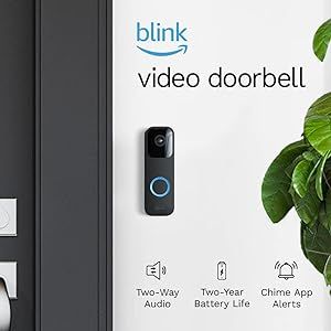 Blink Video Doorbell + Sync Module 2 | Two-year battery life, Two-way audio, HD video, motion and... | Amazon (US)