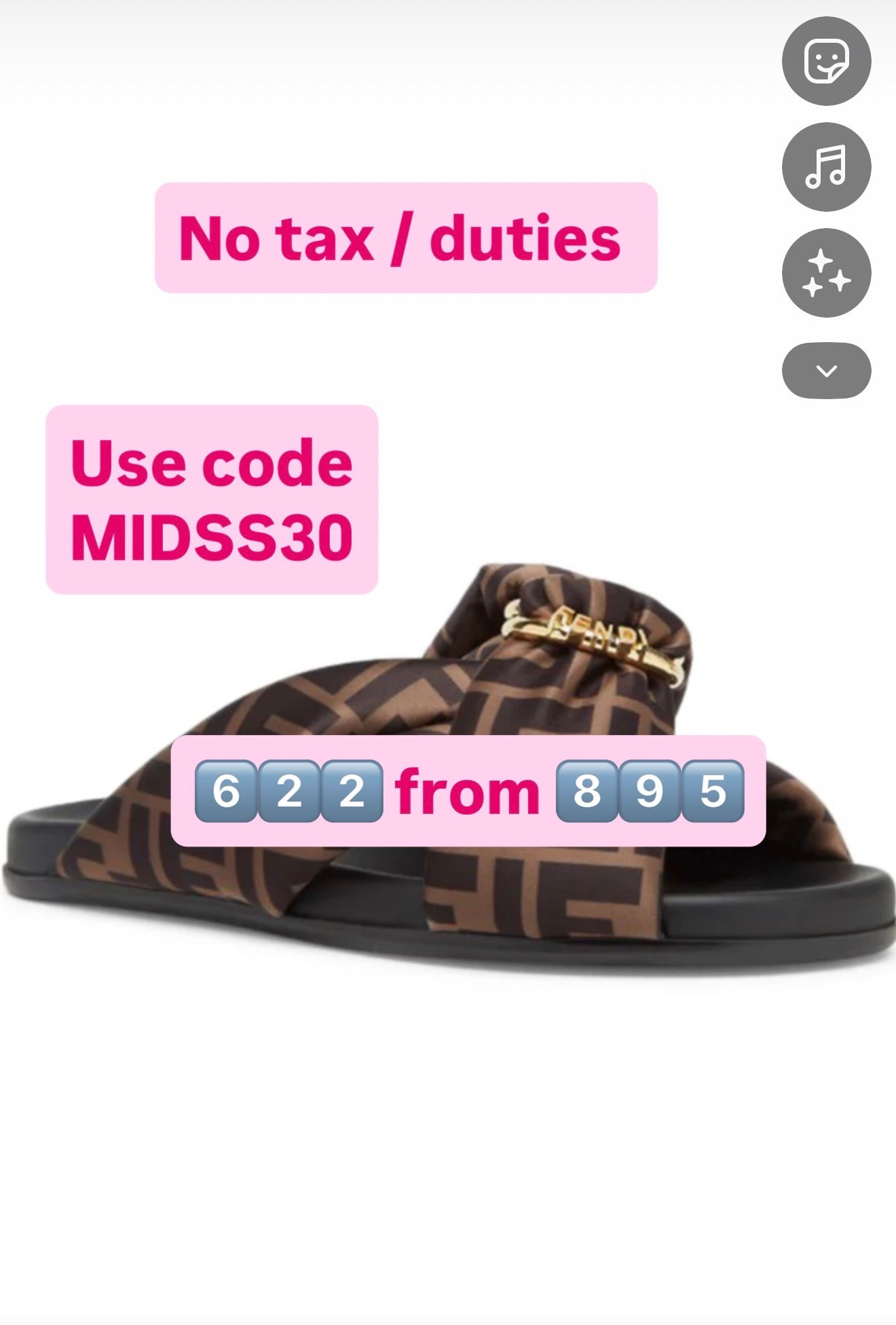 Fendi feel slides sale use code
MIDSS30

#LTKSeasonal #LTKSaleAlert #LTKootd