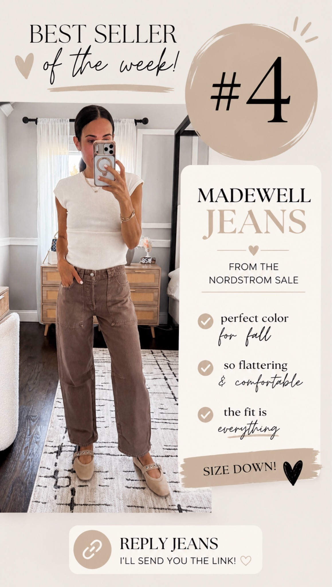 Madewell barrel jeans wearing size 23

#LTKSaleAlert #LTKOver40 #LTKSeasonal
