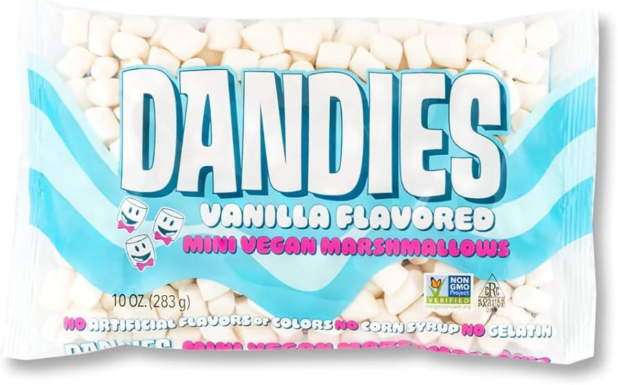 Dandies Mini Vegan Marshmallows, No Artificial Flavorings, Food Dyes, Corn Syrup, or Gelatin, Per... | Amazon (US)