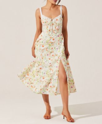 Women's Julietta Milkmaid Midi Dress | Macy's